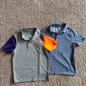 Under Armour bundle of two heat gear loose fit medium polos